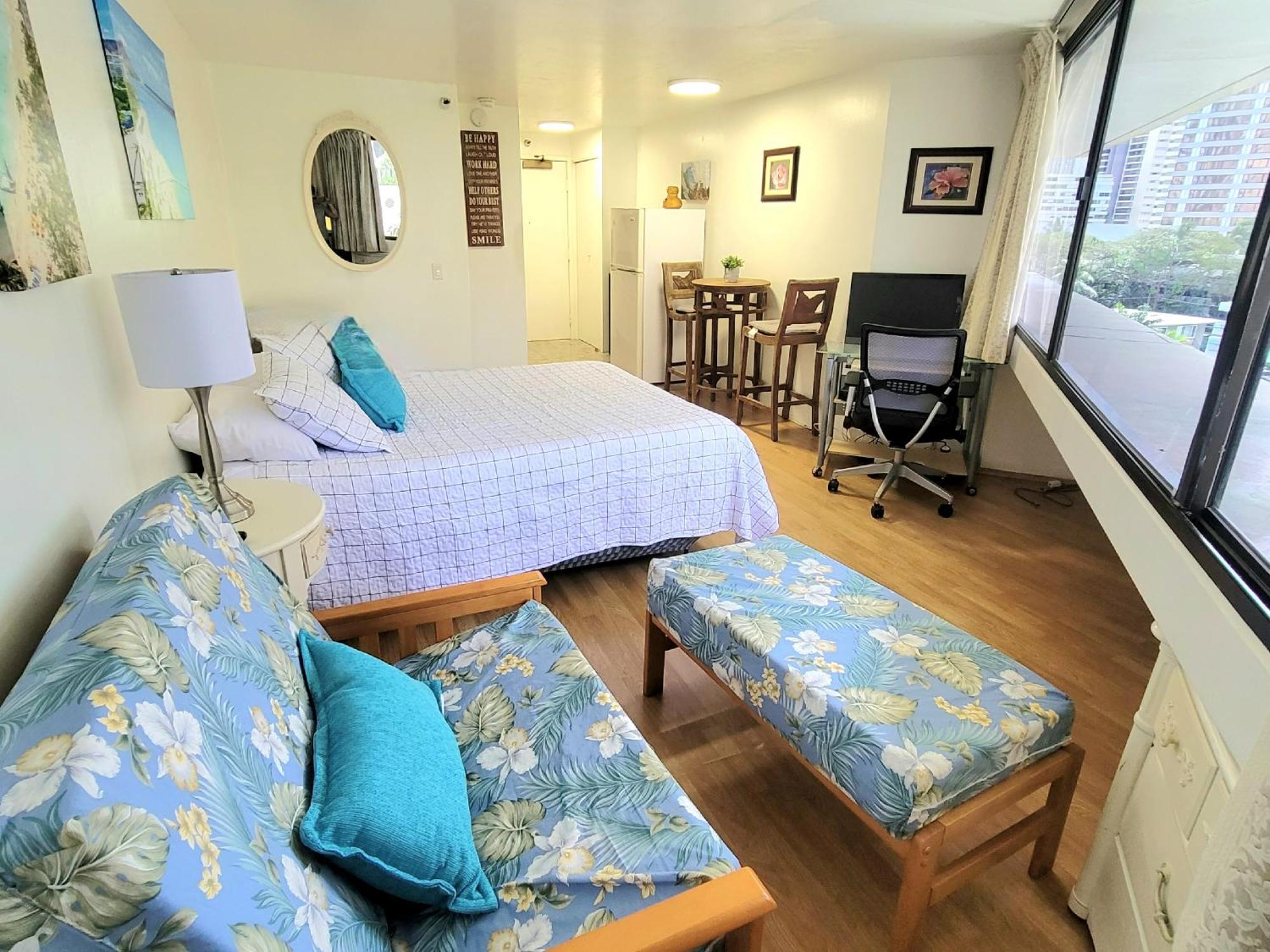 Waikiki Studio Steps To Beach-Mall Free Parking-Wifi Honolulu Room photo